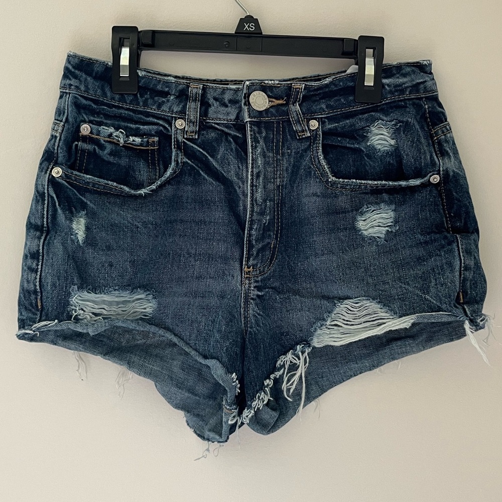 Garage Ripped Denim Shorts Size 3